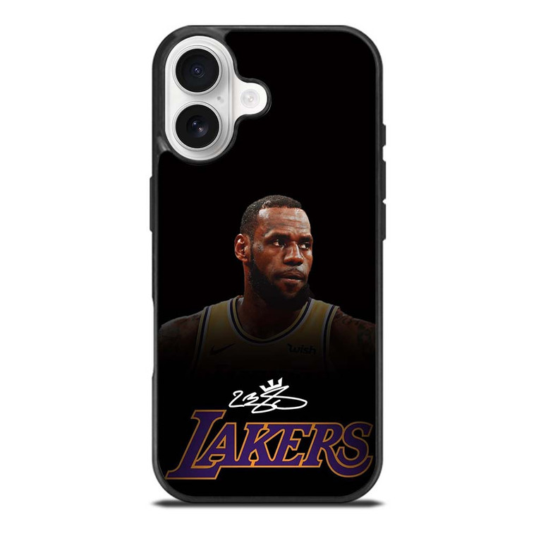 LEBRON JAMES LA LAKERS AUTOGRAPH iPhone 17 Case Cover