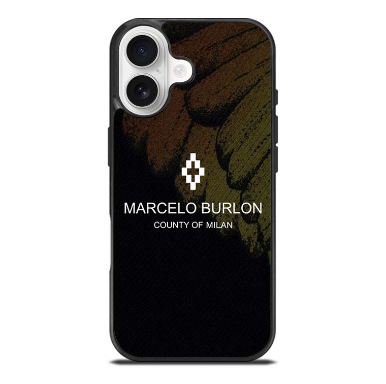 MARCELO BURLON WING LOGO iPhone 17 Case Cover