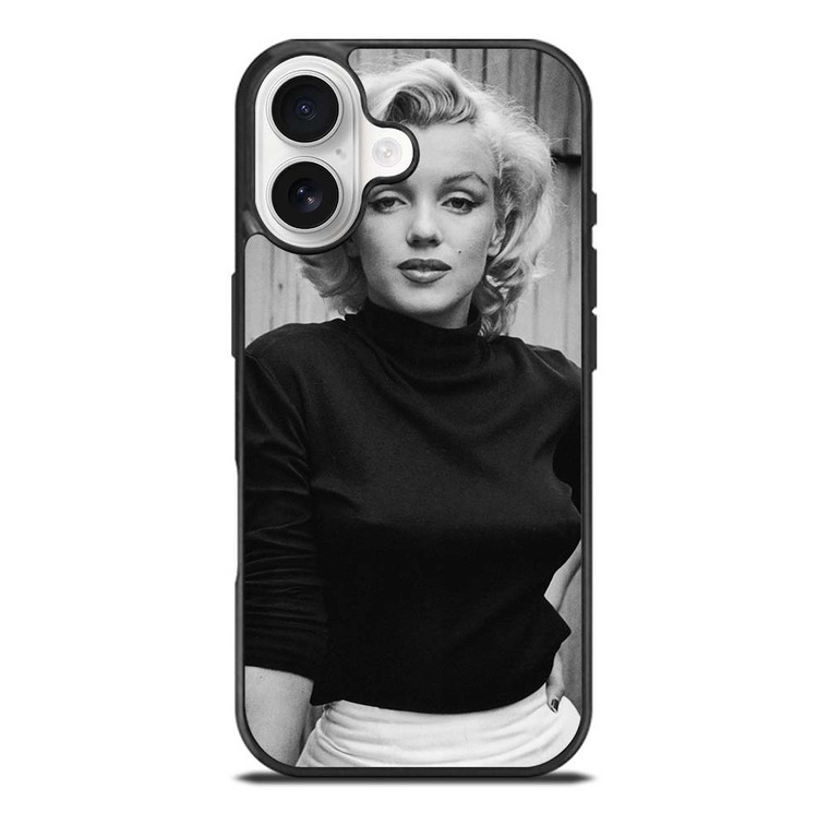 MARILYN MONROE BLACK WHITE iPhone 17 Case Cover