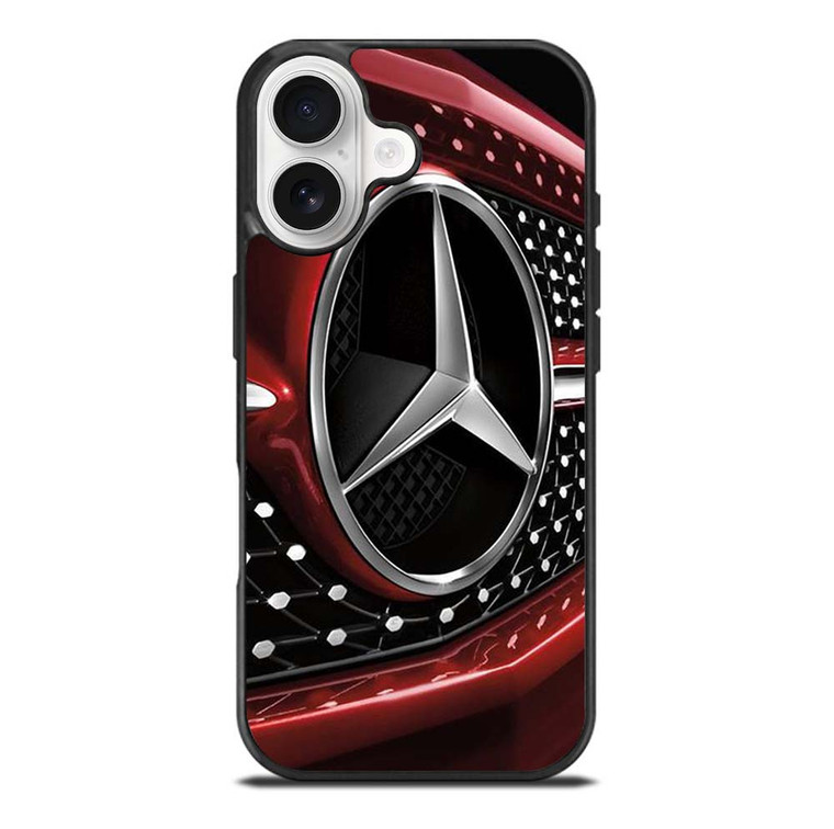 MERCEDES BENZ LOGO RED ICON iPhone 17 Case Cover