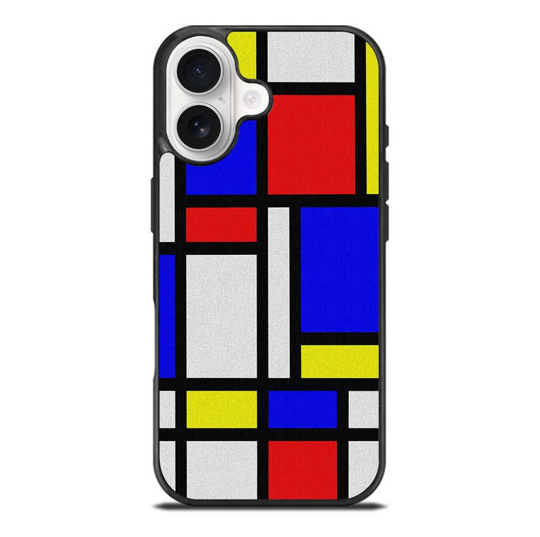 MONDRIAN COLORFUL LAYOUT iPhone 17 Case Cover
