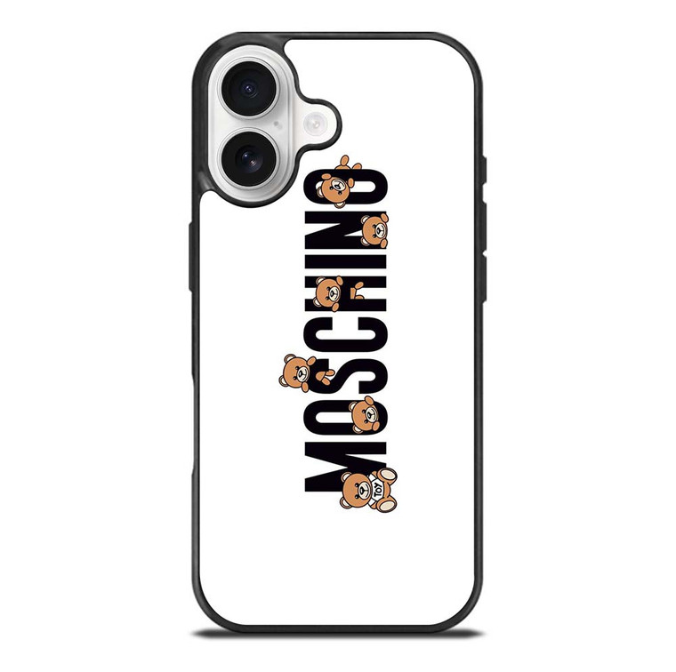MOSCHINO BEAR LOGO iPhone 17 Case Cover