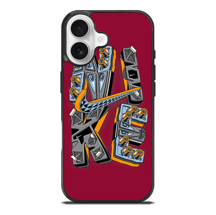 NIKE SOLES LOGO ART iPhone 17 Case Cover