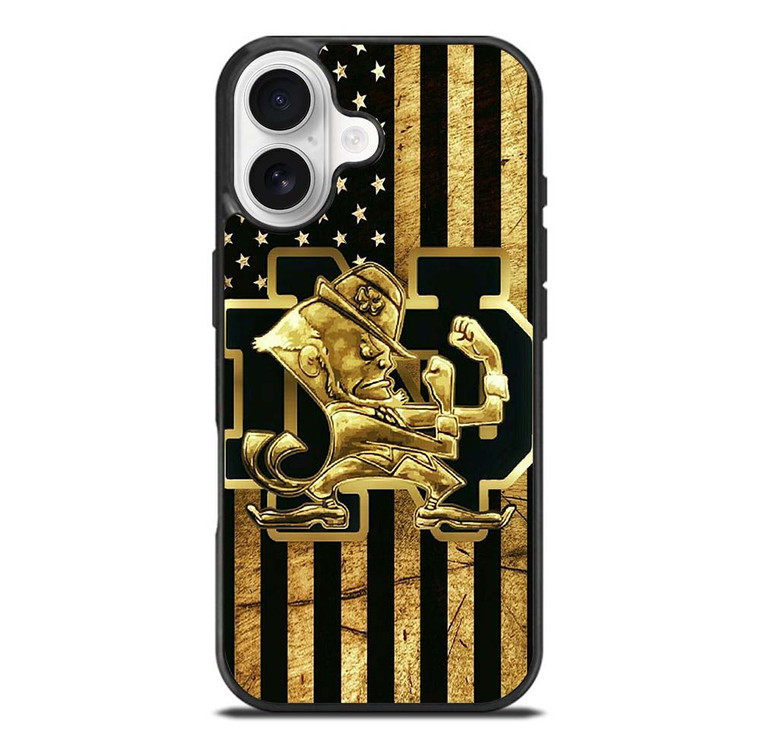 NOTRE DAME FIGHTING IRISH GOLD iPhone 17 Case Cover