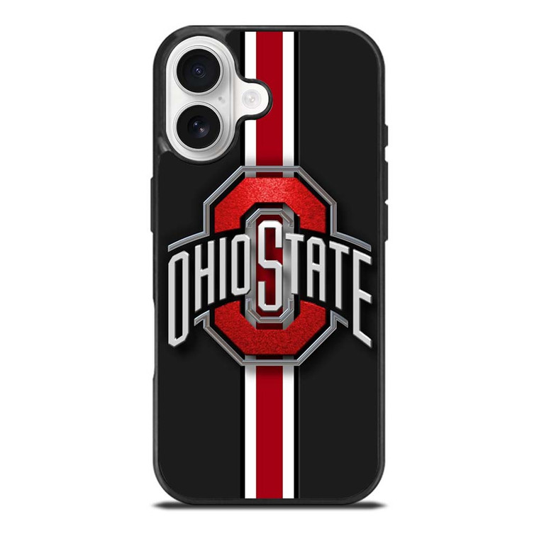 OHIO STATE STRIPE LOGO iPhone 17 Case Cover