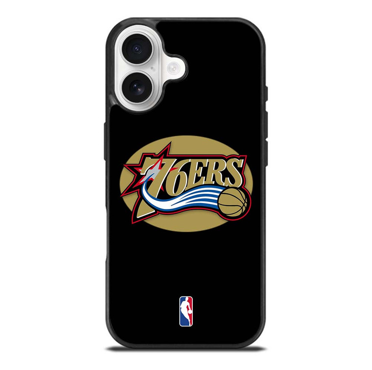 PHILADELPHIA 76ERS NBA GOLD LOGO iPhone 17 Case Cover