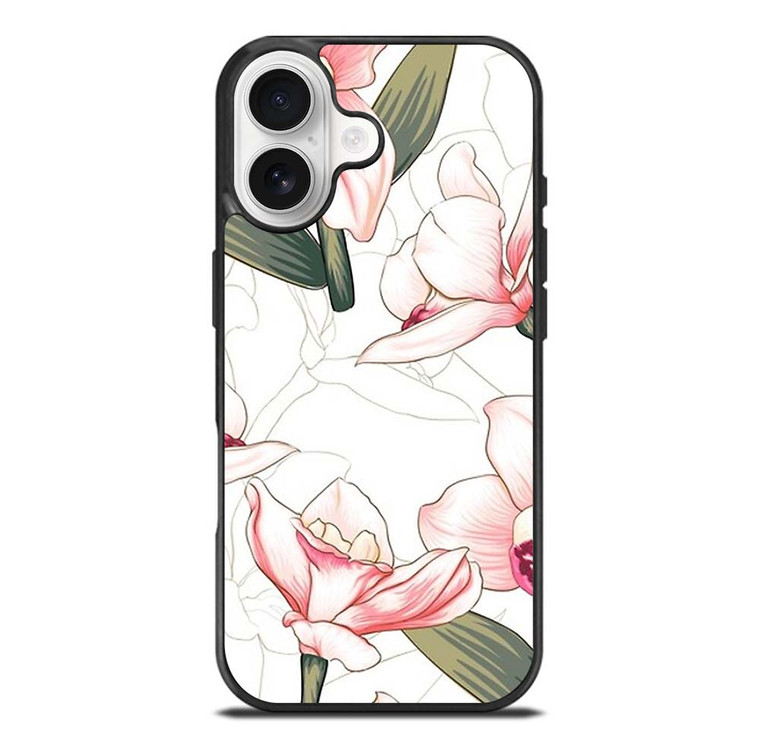 PINK ORCHID FLOWER iPhone 17 Case Cover
