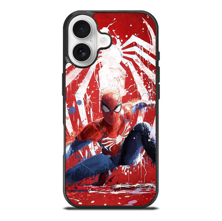 SPIDER MAN AVENGERS ART PAINT iPhone 17 Case Cover