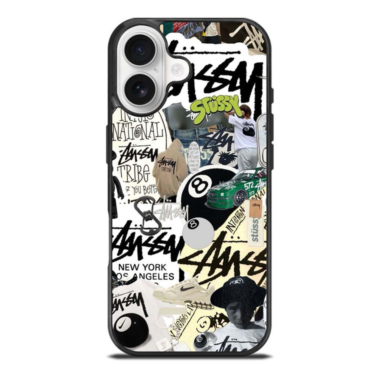 STUSSY COLLAGE iPhone 17 Case Cover