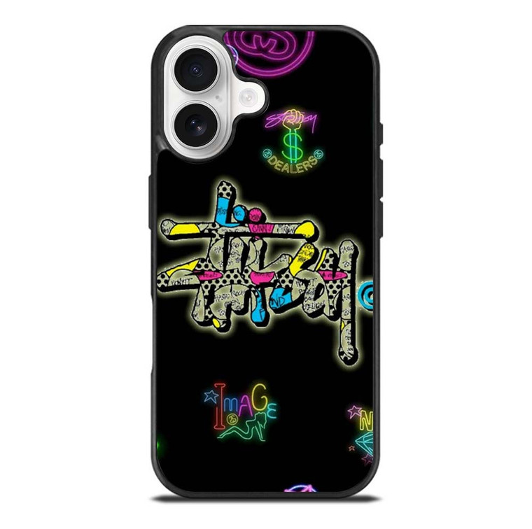 STUSSY LOGO COLOR FULL iPhone 17 Case Cover