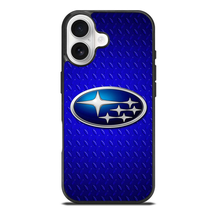 SUBARU BLUE METAL LOGO iPhone 17 Case Cover