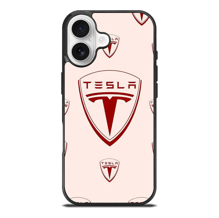 TESLA CAR LOGO COLLAGE iPhone 17 Case Cover