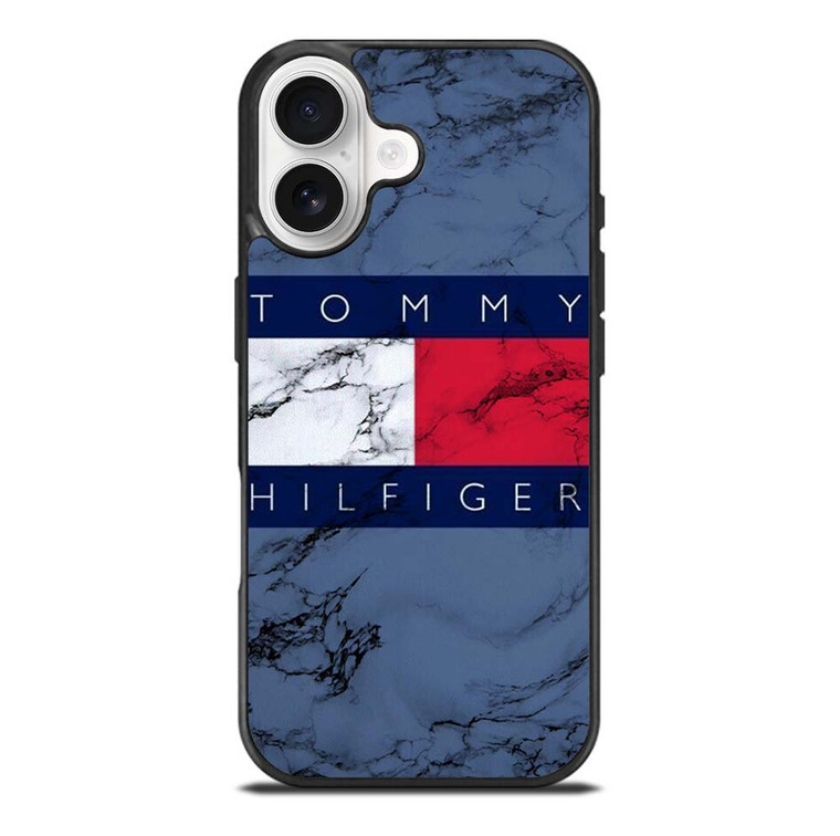 TOMMY HILFIGER MARBLE LOGO iPhone 17 Case Cover