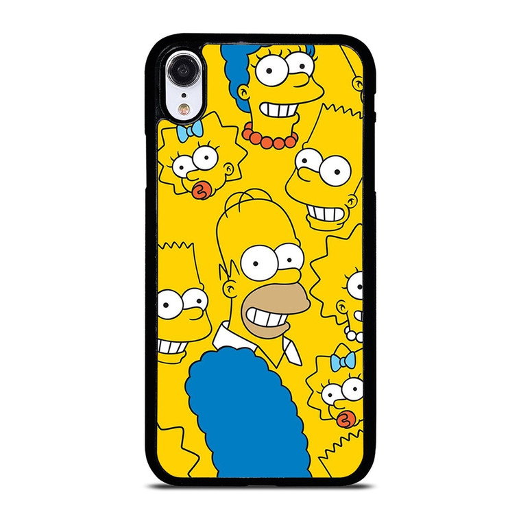 THE SIMPSONS CARTOON COLLAGE iPhone XR Case Cover