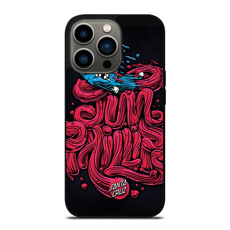 SANTA CRUZ SKATEBOARDS CLIPART iPhone 13 Pro Case Cover