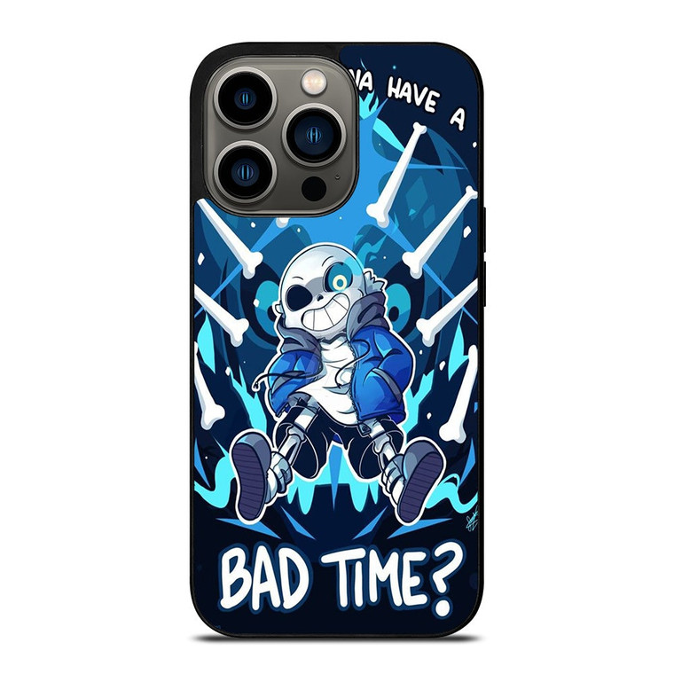 SANS UNDERTALE BAD TIME 2 iPhone 13 Pro Case Cover