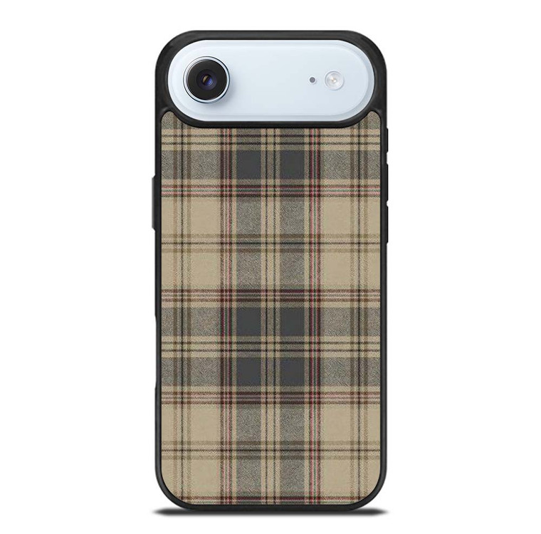 BROWN TARTAN PLAID PATTERN iPhone Air Case Cover