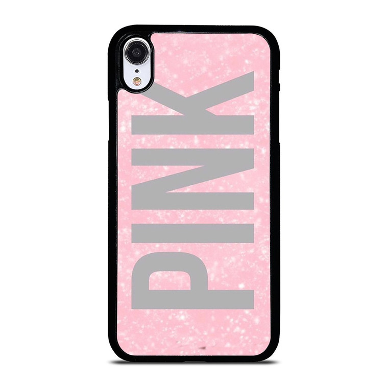 VICTORIA'S SECRET PINK SPARKLE LOGO iPhone XR Case Cover