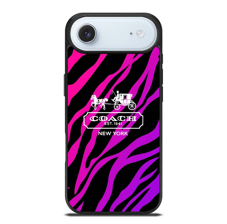 COACH NEW YORK BLACK VIOLET iPhone Air Case Cover