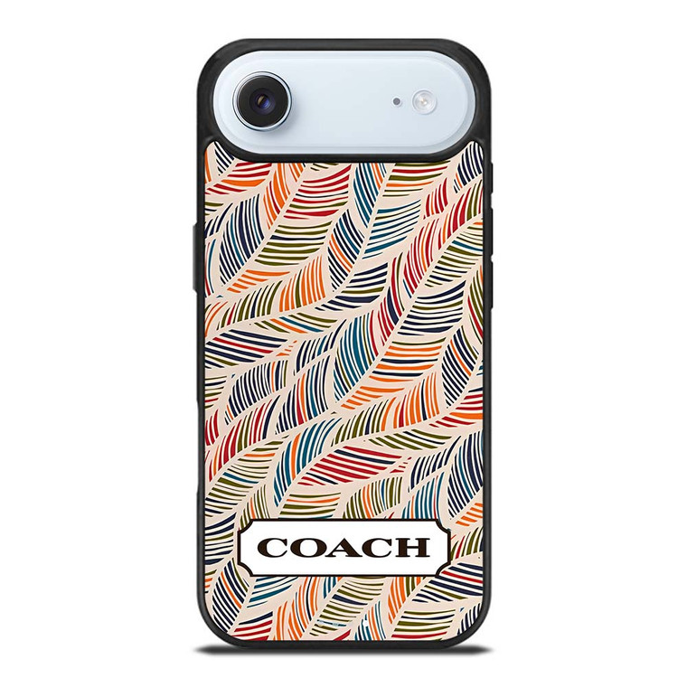 COACH NEW YORK LOGO MONOGRAM SEAMLESS PATTERN iPhone Air Case Cover