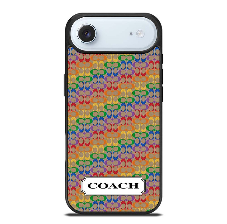 COACH NEW YORK LOGO PATTERN COLORFULI CONS iPhone Air Case Cover