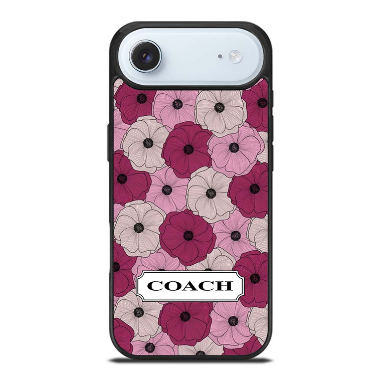 COACH NEW YORK LOGO PURPLE FLOWER iPhone Air Case Cover