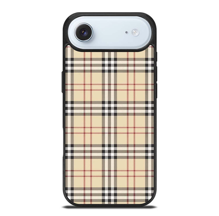 CREAM TARTAN PATTERN iPhone Air Case Cover