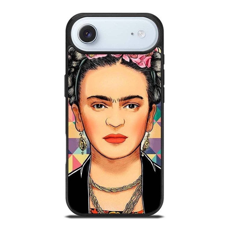 FRIDA KAHLO FACE COLORFUL ART iPhone Air Case Cover