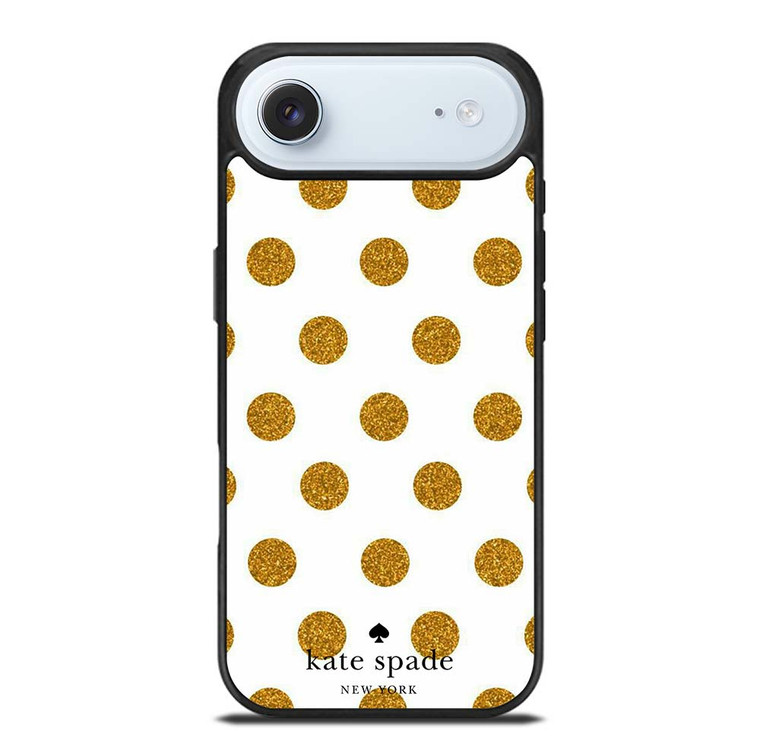 KATE SPADE NEW YORK LOGO GOLDEN POLKADOTS iPhone Air Case Cover