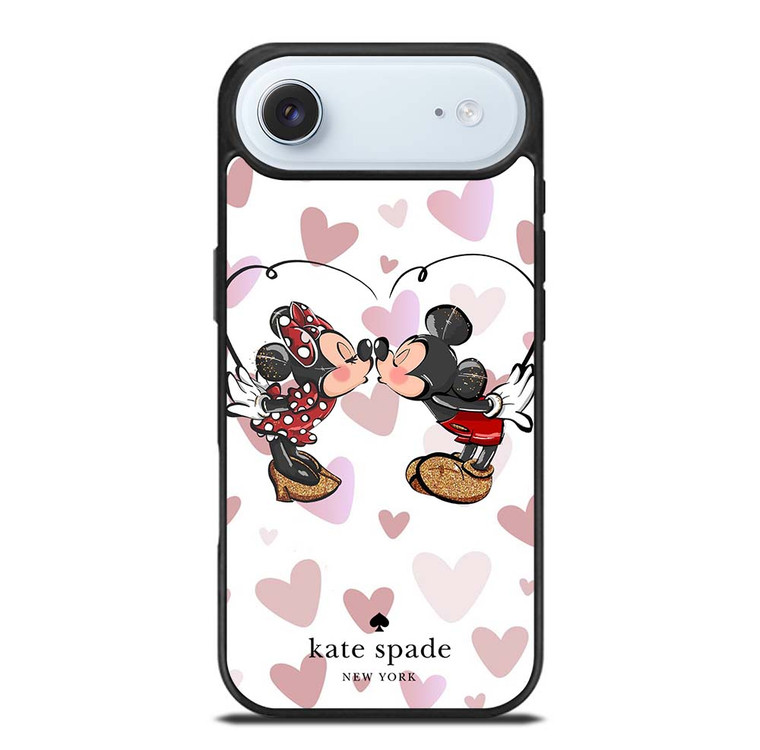 KATE SPADE NEW YORK LOGO MICKEY MINNEY MOUSE DISNEY KISS iPhone Air Case Cover