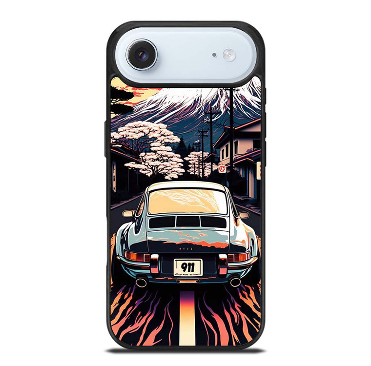 PORSCHE CAR 911 RACING CAR PAINTING iPhone Air Case Cover