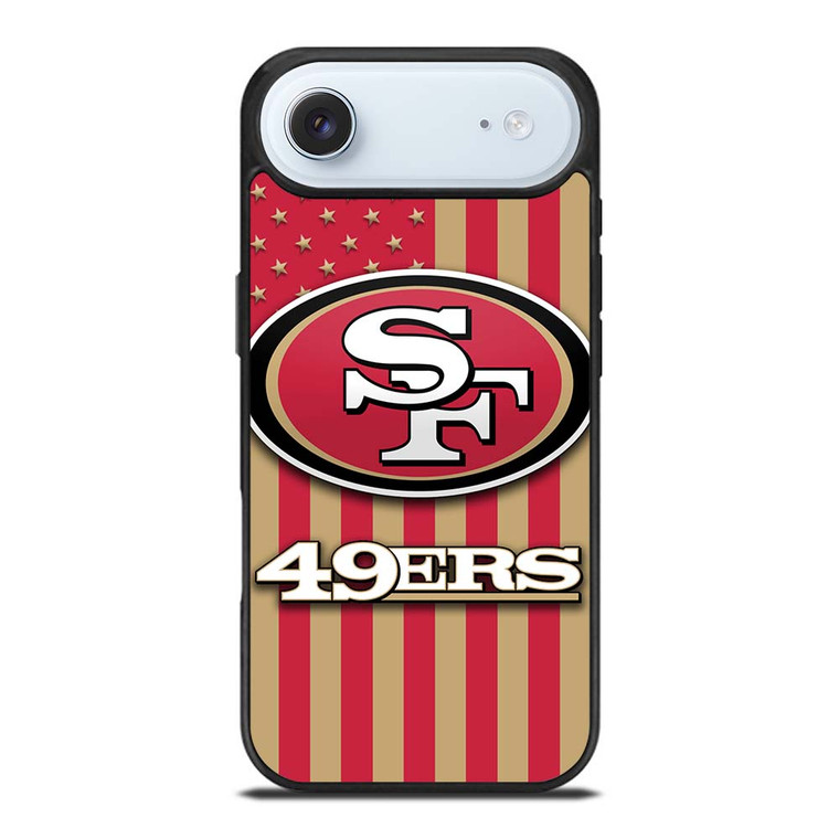 SAN FRANCISCO 49ERS AMERICAN FLAG iPhone Air Case Cover