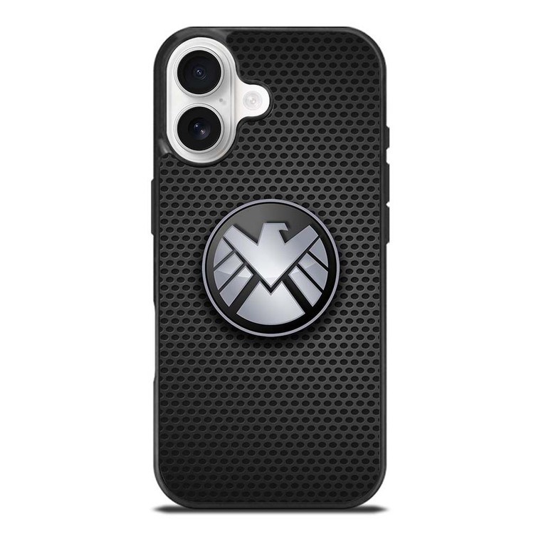 AGENTS OF SHIELD MARVEL LOGO METAL iPhone 17 Case Cover
