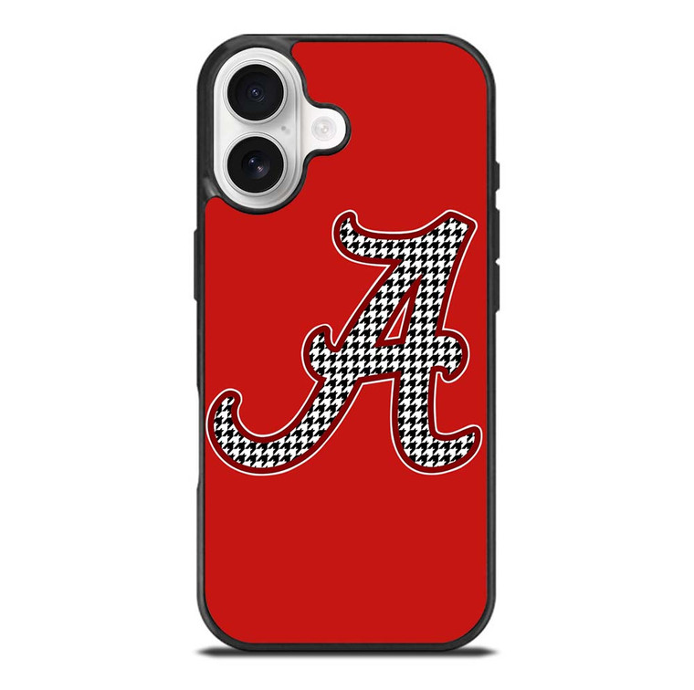 ALABAMA CRIMSON TIDE HOUNDSTOOTH ICON iPhone 17 Case Cover