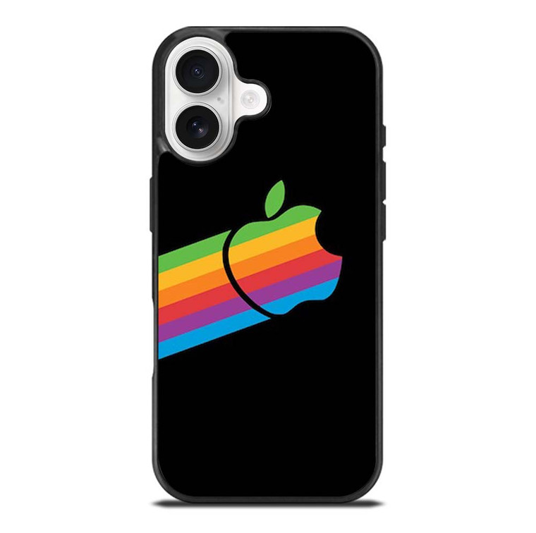 APPLE RETRO DESIGN BLACK iPhone 17 Case Cover