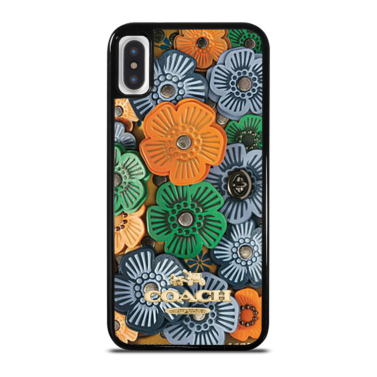 COACH NEW YORK TEA ROSE iPhone X / XS Case Cover