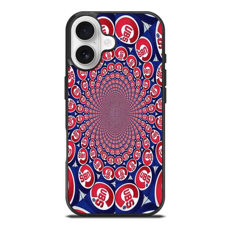 CHICAGO CUBS LOGO COLLAGE iPhone 17 Case Cover