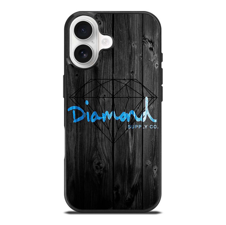 DIAMOND SUPPLY CO WOODEN LOGO iPhone 17 Case Cover