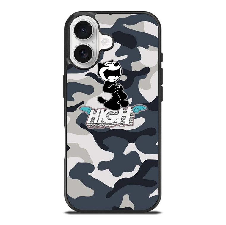 FELIX THE CAT HIGH CAMO iPhone 17 Case Cover