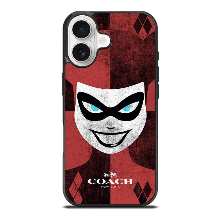 HARLEY QUINN COACH NEW YORK LOGO iPhone 17 Case Cover