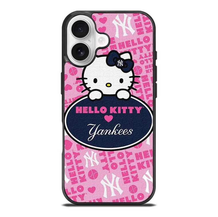 HELLO KITTY NEW YORK YANKEES iPhone 17 Case Cover