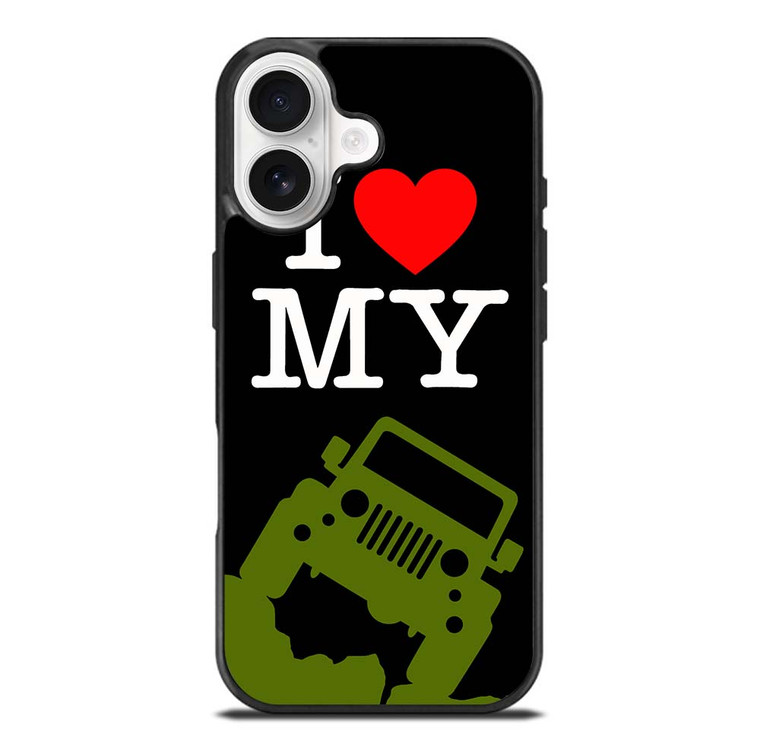 I LOVE MY JEEP iPhone 17 Case Cover