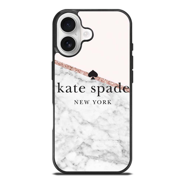 KATE SPADE NEW YORK LOGO MARBLE ICON iPhone 17 Case Cover