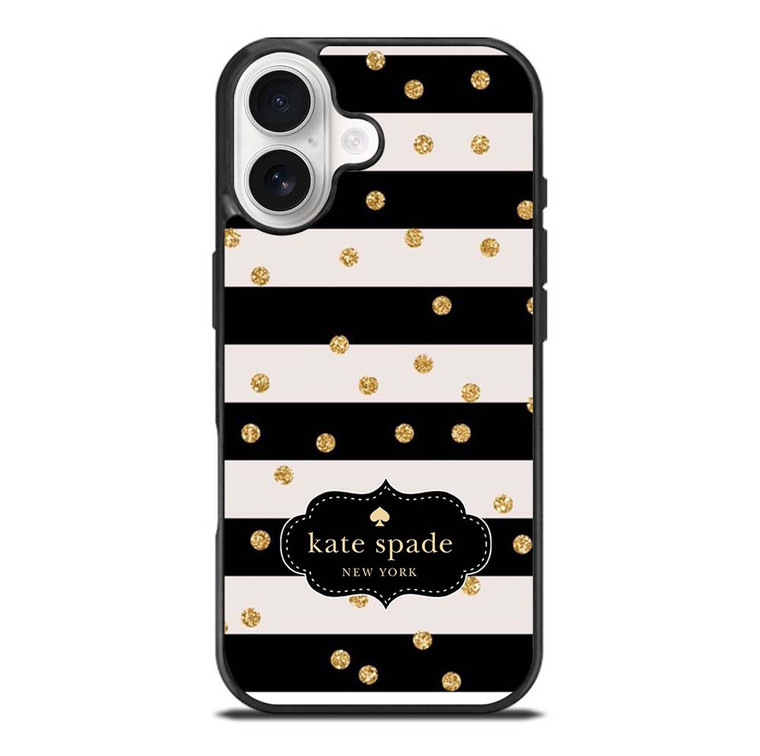 KATE SPADE NEW YORK STRIP POLKADOTS iPhone 17 Case Cover
