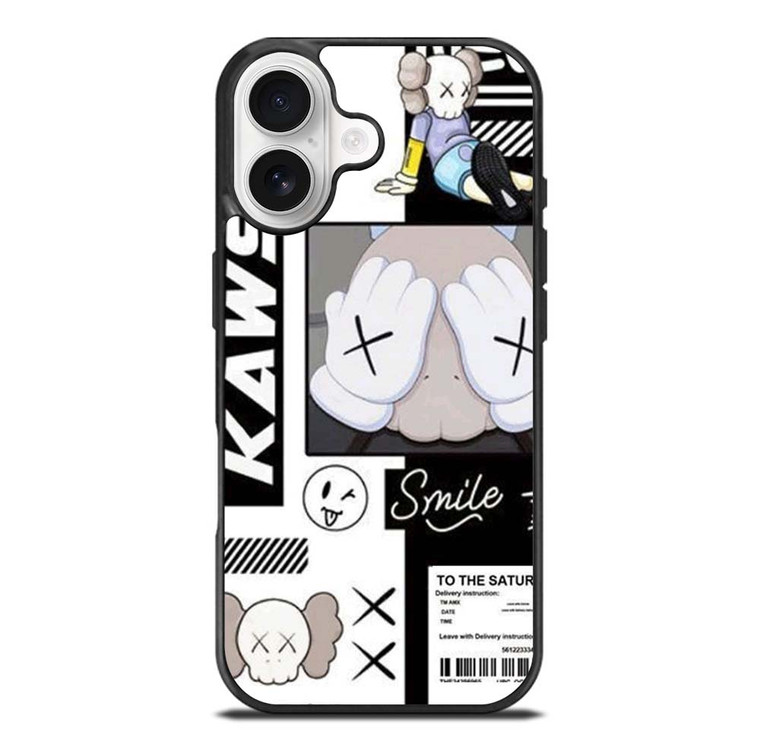 KAWS ICON SMILE iPhone 17 Case Cover