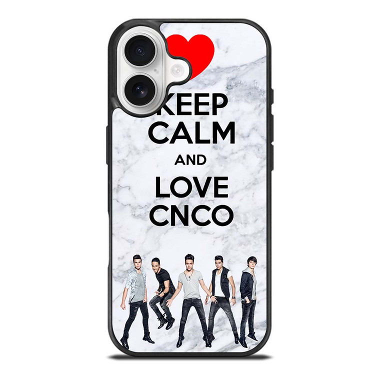 KEEP CALM AND LOVE CNCO MARBLE iPhone 17 Case Cover
