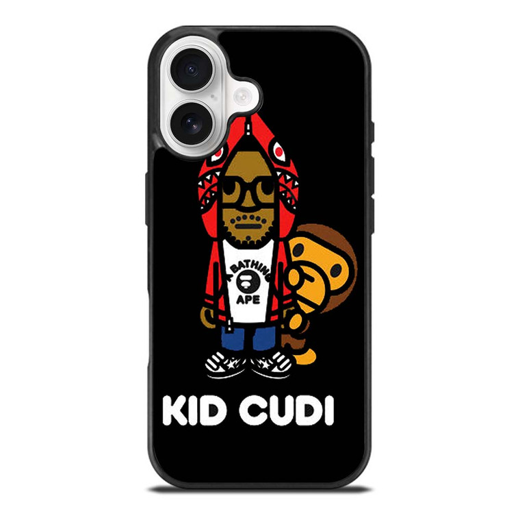 KID CUDI BAPE SHARK iPhone 17 Case Cover