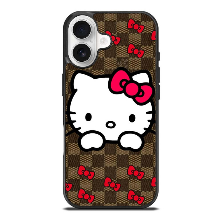 LOUIS VUITTON LV HELLO KITTY PATTERN iPhone 17 Case Cover