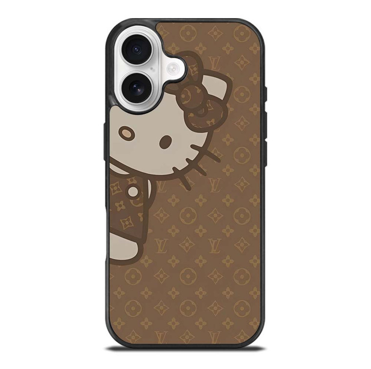 LOUIS VUITTON LV PATTERN LOGO HELLO KITTY iPhone 17 Case Cover