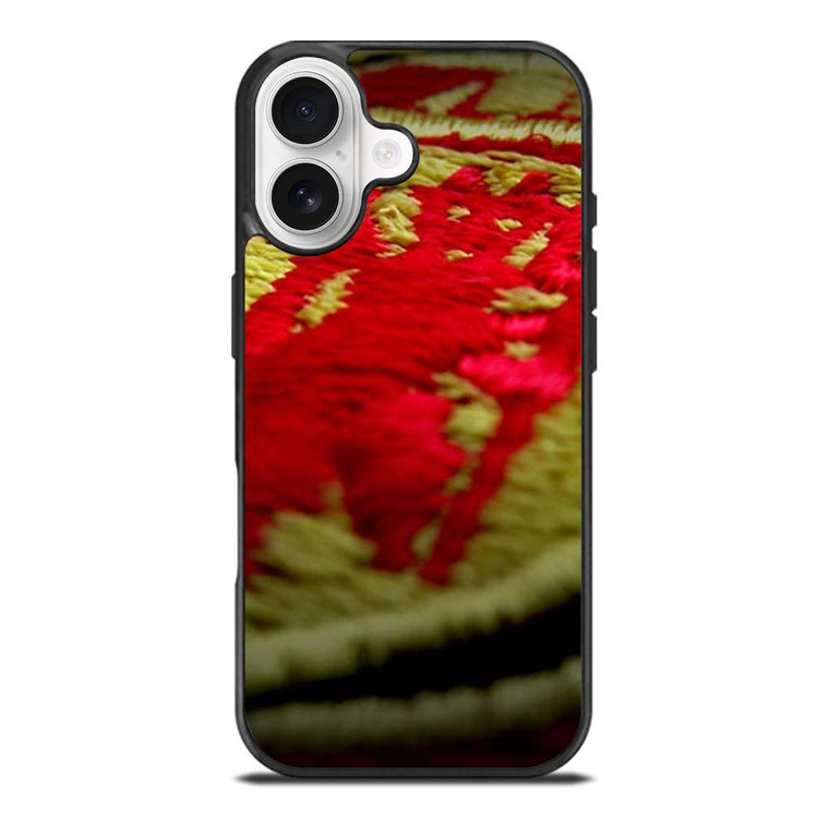 MANCHESTER UNITED EMBOIDERED LOGO iPhone 17 Case Cover